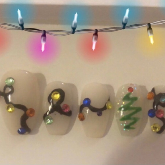 Accessories - Christmas holiday press on nails